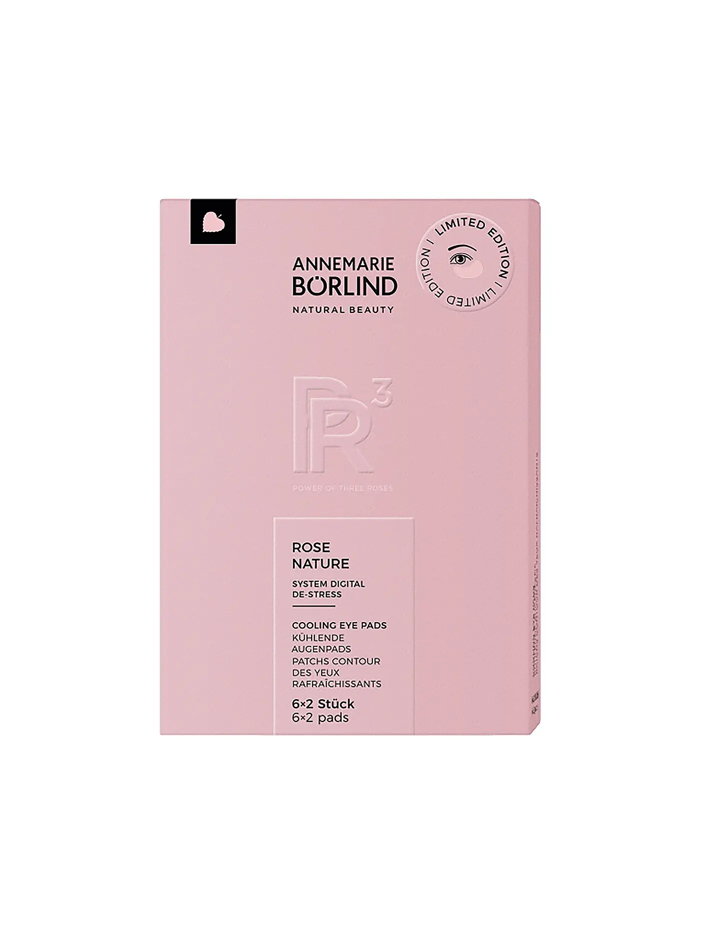 ANNEMARIE BÖRLIND | Augenpads - ROSE NATURE COOLING EYE PADS 6x2 Stück | 